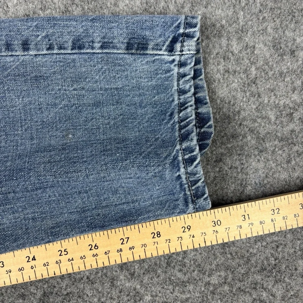 Levi's Jeans Mens 34x30 Y2K Straight Leg Medium Wash Painters Thrashed‎ Skater